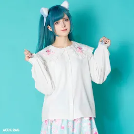 ACDC RAG "Whip Cat" sailor blouse