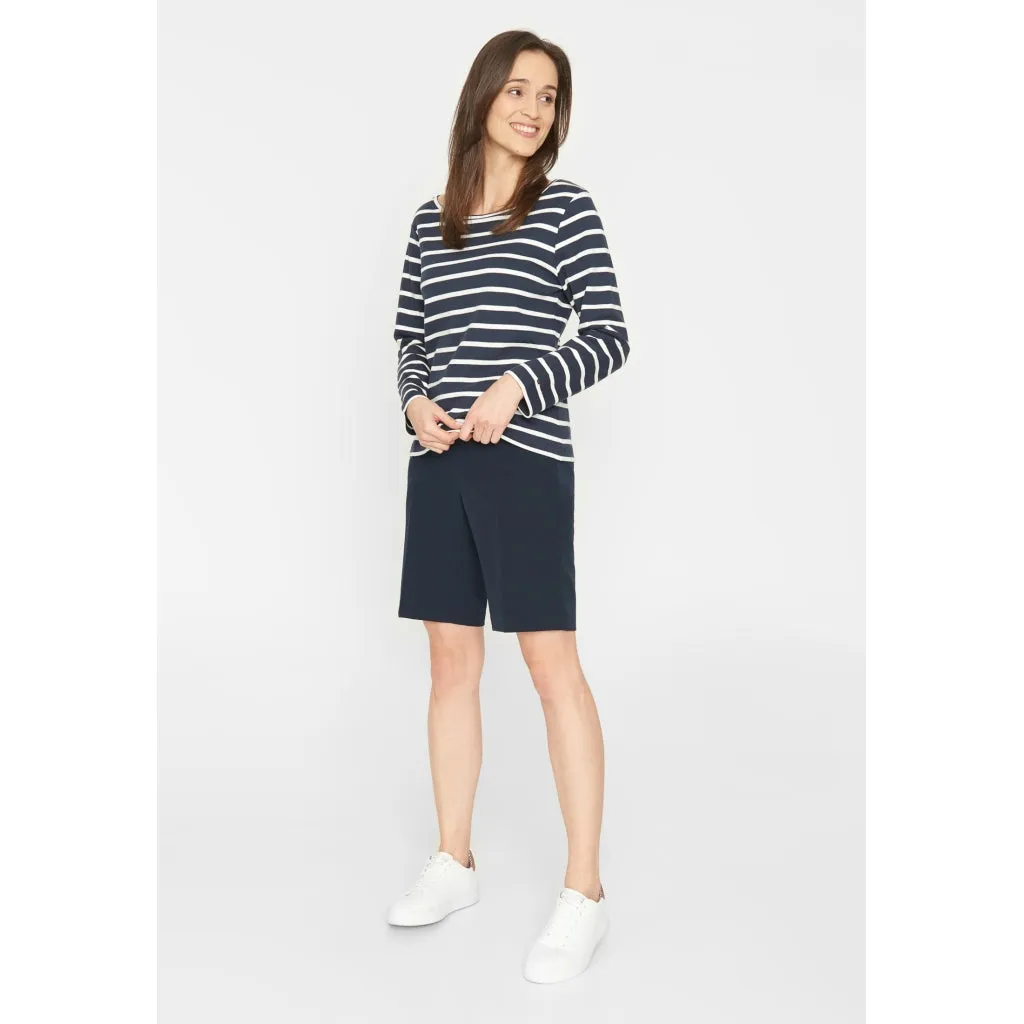 Catalina long sleeve T-shirt - Navy Stripe