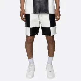 CHECKER SHORTS BLACK/WHITE