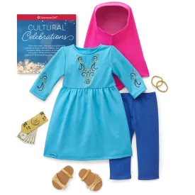 Eid al-Fitr Celebration Outfit for 18-inch Dolls