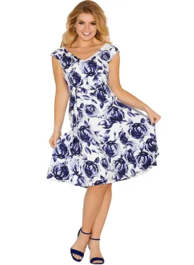 Fleur Swing Dress - Ink Blue