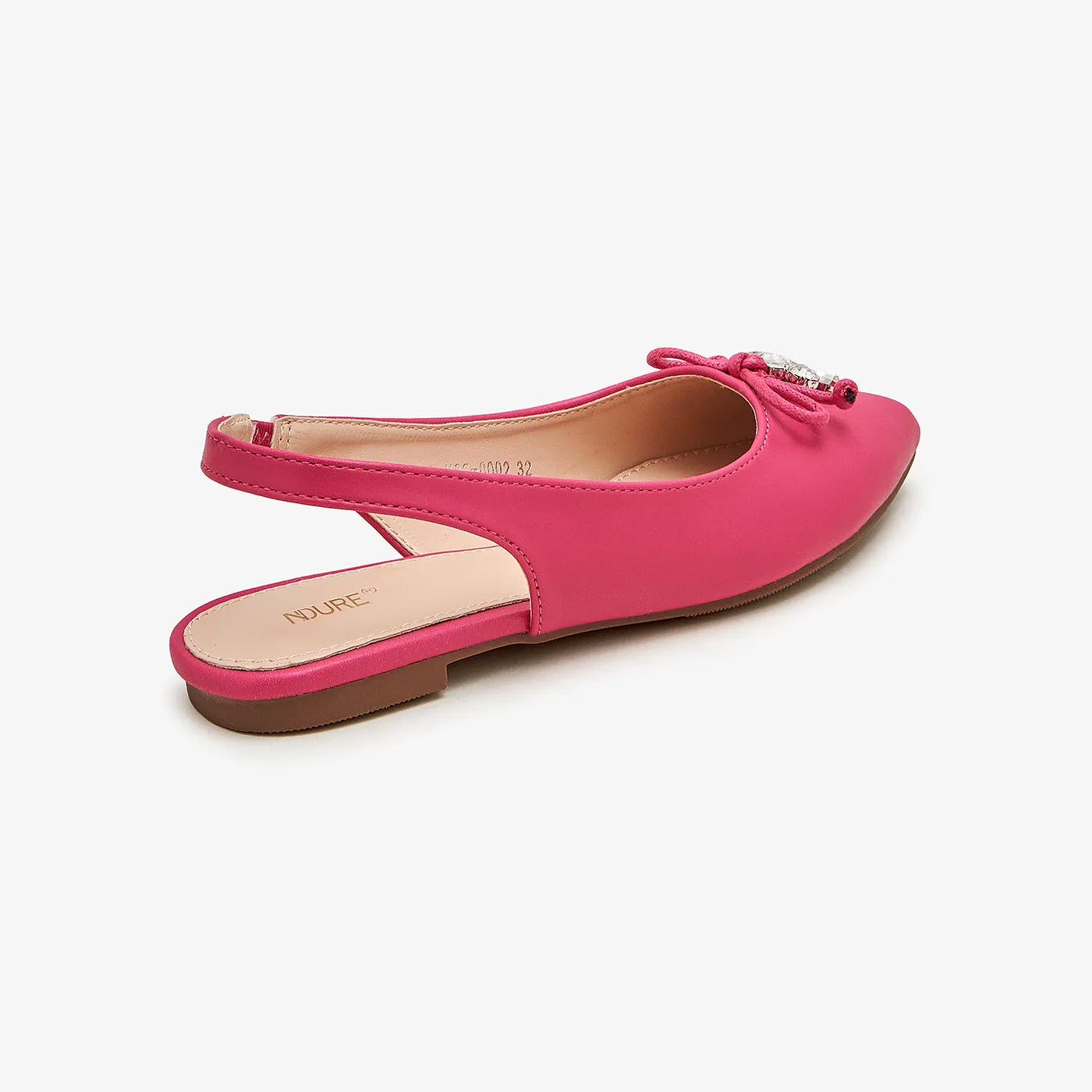 Girls Sling Back Flats