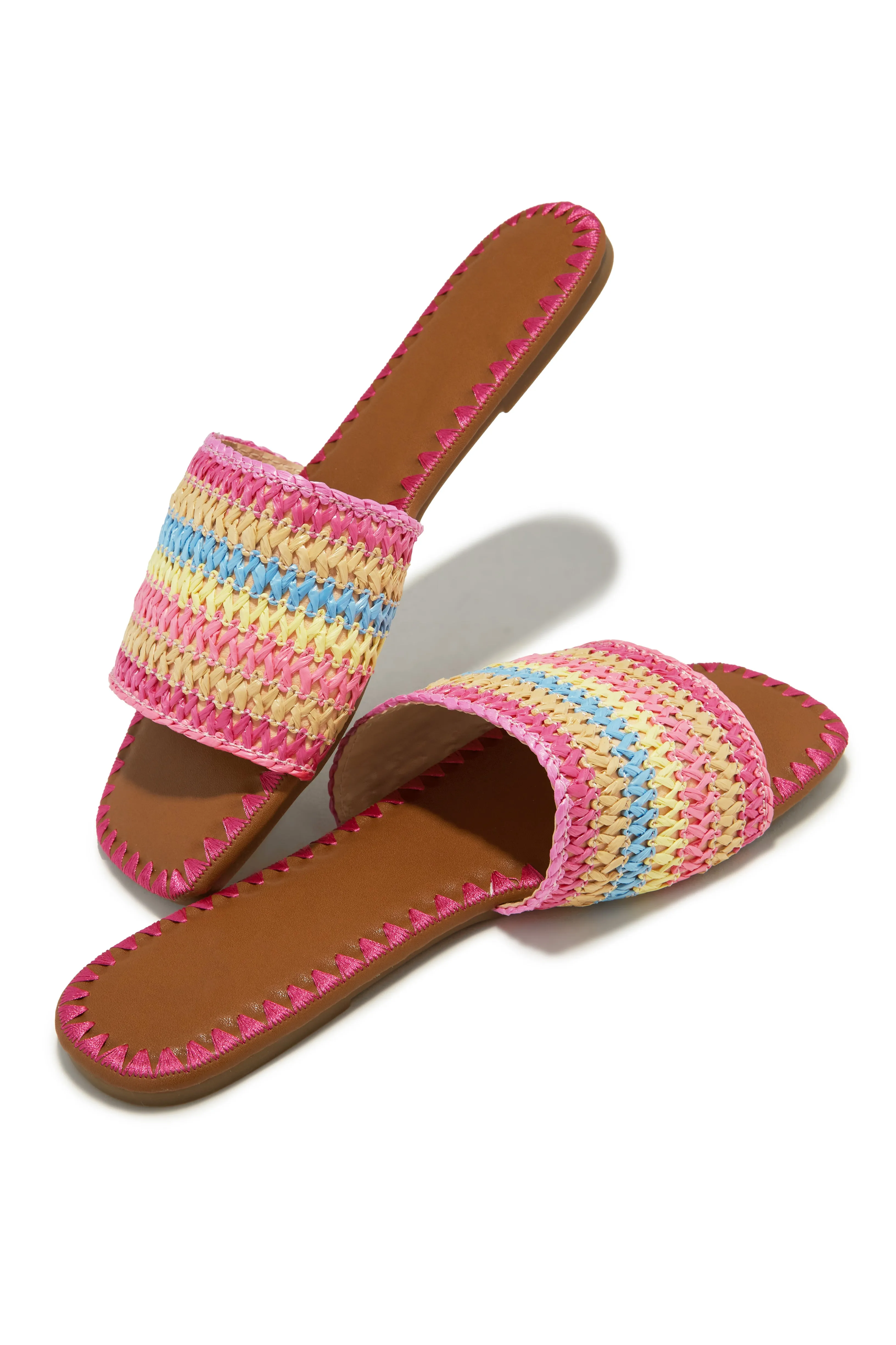 Jaylen Slip On Sandals - Pink