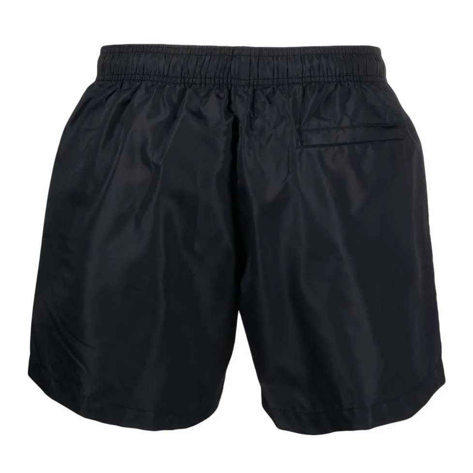 OFF-WHITE  "OFF" Writing Design Swim Shorts Black