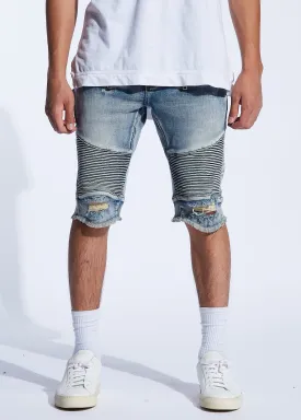 Skywalker Biker Denim Shorts