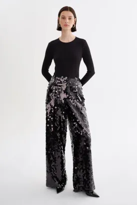 STACY | Sequin Wide Leg Pants