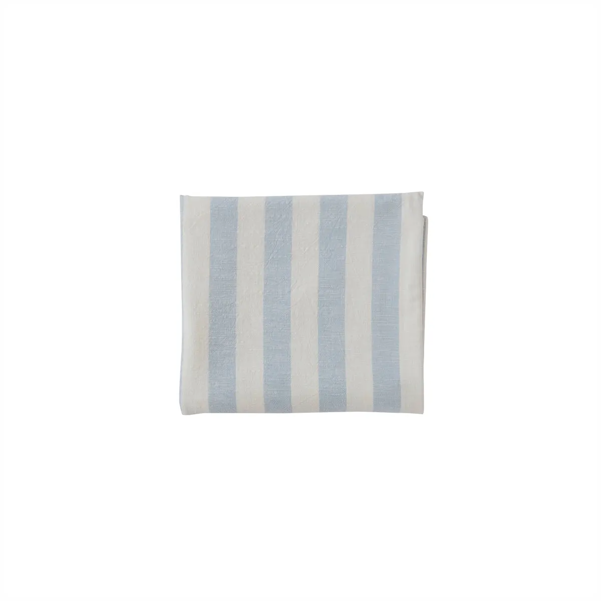 Striped Tablecloth Iced Blue - 200x140 cm